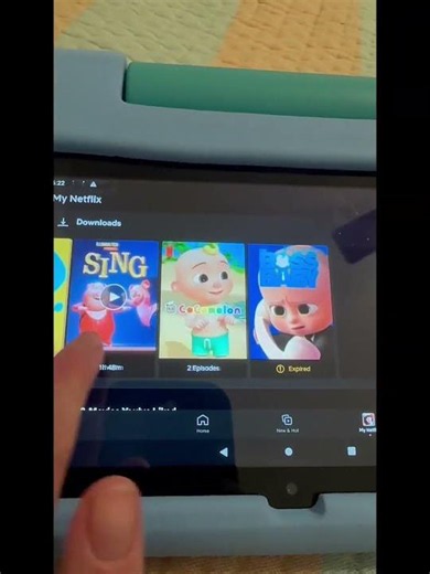Amazon Fire 7 Kids tablet, ages 3-7. Top-selling 7" kids tablet on Amazon. Includes ad-free and excl
