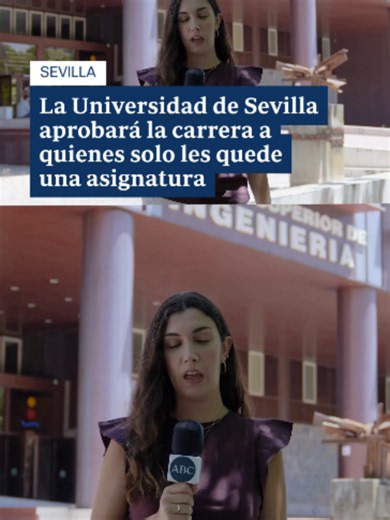 🎓 La Hispalense ha dado luz verde esta semana en su Consejo de Gobierno a la normativa de la evaluación compensatoria, gracias a la que se dará el título a aquellos alumnos a los que les quede una sola materia para poder graduarse. 👉 Se trata de una demanda histórica de la comunidad universitaria, especialmente en facultades como la de Ingeniería, donde la dificultad de los grados atrasa el cierre de expediente. 🗣️ Cristina Rubio 📌 Sigue leyendo en nuestra web #ABC #EstudiantesUS #Universida