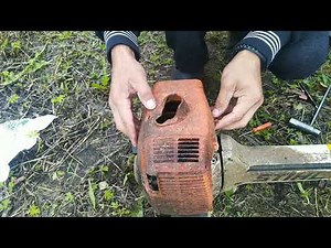 STIHL FS 450 cleaning, inspection and attempt to adjust the carburetor.