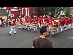 USMC Drum & Bugle Corps leads July 4th Neighborhood Parade on Capitol Hill