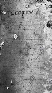 SCOTTY DOESNT KNOW • new edit, short b&w version • New Brighton Cliffs, California • Drawn and Droned in Spring 2025 • Scotty Doesn’t Know - Song by Lustra, 2004 #scottydoesntknow #lyricvideo #sandart | Brighton Denevan