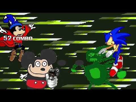 AN Mugen #356: Mokey & Mickey Mouse VS Sonic & Sanic