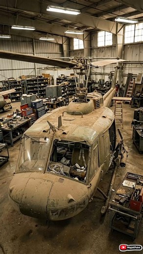 Helicopter Revival After Years of Abandonment | Full Restoration #HelicopterRestoration #Helicopter