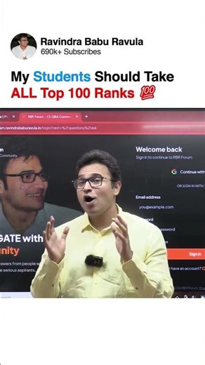 My Students Should Take ALL Top 100 Ranks 💯 | GATECS | GATEDA | Prof. Ravindrababu Ravula