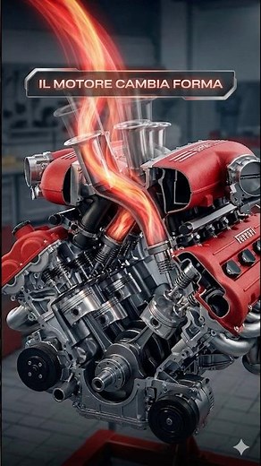 Perché il motore di questa FERRARI cambia forma? 🫁⚙️ (Geometria Variabile)