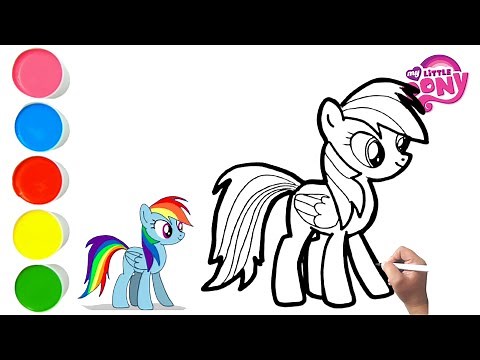 How To Draw Rainbow Dash From My Little Pony