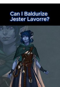 Baldurized Ep. 21 - Jester Lavorre🎨🔮 The Mighty Nein’s sillyiest tiefling, reborn in Baldur’s Gate 3. All the glitter, all the chaos. 💙 I posted the full build process on the purple app if you want to watch — follow me there and join me live for the next one. Who should I Baldurize next? Comment below 👇 #Baldurized #BaldursGate3 #CriticalRole #JesterLavorre #MightyNein