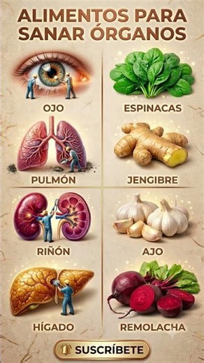 ❤️ Come Esto Para Cuidar Tus Órganos