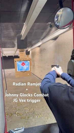 Glock 43X rapid fire with Radian Ramjet and Johnny Glocks Combat trigger with JG Vex