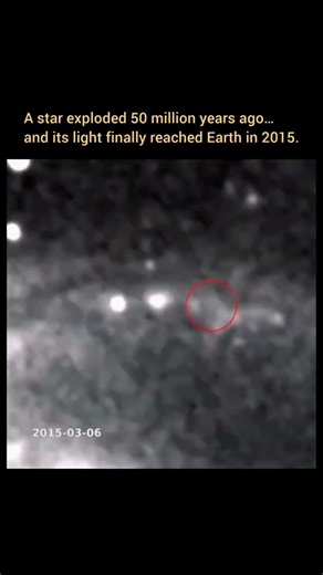You’re Watching the Past… 50 Million Years Old Light 👀