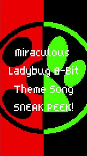 Miraculous Ladybug🐞| Theme Song 8-BIT | Chrome Music Lab | SNEAK PEEK! #fypシ #mlb #8bitmusic