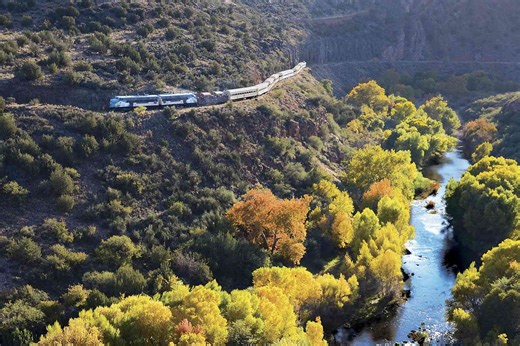 This 4-hour Train Journey Is One of the Most Stunning in the U.S. West—and It Passes by Historic Ruins and Stunning Red Rock Canyons