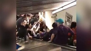 Over 20 injured as out-of-control escalator comes speeding down in Rome | Over 20 injured as out-of-control escalator comes speeding down in Rome