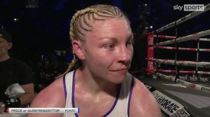 Lauren Price: Olympic champion stars on professional boxing debut with dominant win over Valgerdur Gudstensdottir