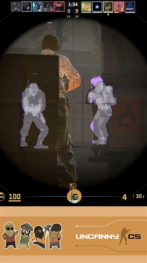 cs2 hvh 2k in one shot #cs2 #trending #shorts #gamer