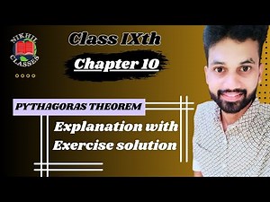 Pythagoras theorem | ICSE Class 9th | Chapter 10 | Solution with Examples | OP Malhotra