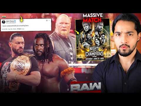 Oh No😳..Roman Reigns, WWE Hijacked*, Unscripted Brock Lesnar, Announced Night Of Champions