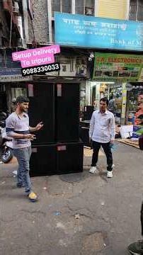 2 TOP 2 BASS full setup Delivery To Tripura customer 🔥startup Dj setup #djsetup#djviral #soundsystem