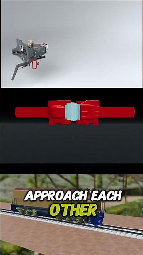 The Genius Invention That Prevents Train Accidents: JanneyCoupler! #trainsafety #engineering