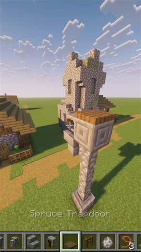 How to Build a Hanging Zombie in Minecraft 🧟‍♂️✅ #shorts #minecraftbuilds