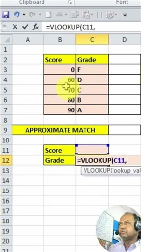 vlookup function in excel
