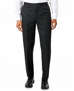 Sean John Men's Classic-Fit Black Solid Pants - Macy's