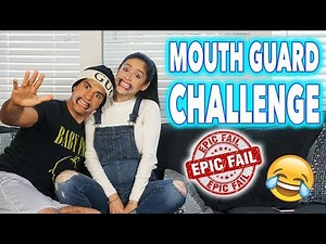 SHE THREW UP DURING THE MOUTH GUARD CHALLENGE!!!