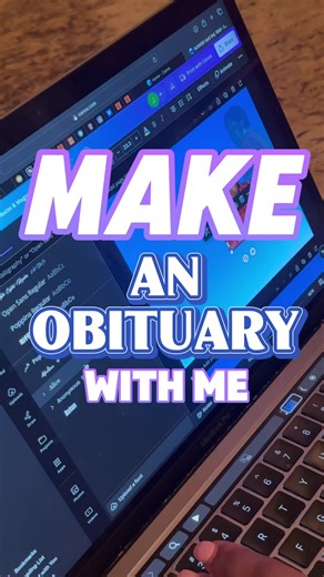 Heavenly Happy Birthday to Grandma Mae - DIY Obituary