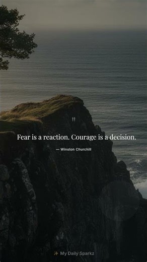 When fear shows up - Daily Sparkz