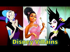 Villains Glowup TIKTOK COMPILATIONS 👸 GLOW UP DISNEY №13