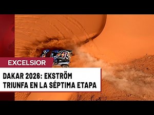 Dakar 2026: Ekström gana la séptima etapa y Sanders se afianza como líder en motos