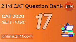 CAT 2020 | Slot 1 | Verbal Ability and Reading Comprehension | 2IIM CAT Coaching
