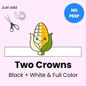 Corn Crown / Mask / Costume / Animal / Headband ** Two Crowns **