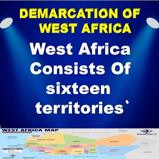 🌍 Map of West Africa | By: The Geographer TV, Discover the fascinating geography of West Africa