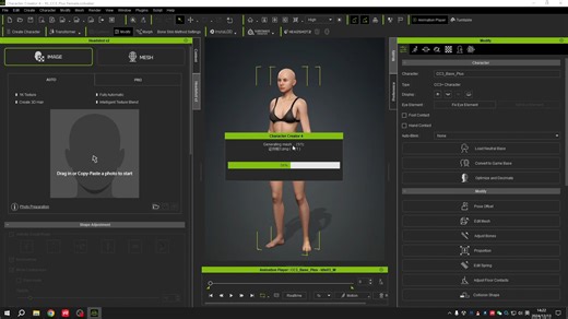Charaecter Creater制作数字人和导出到unity