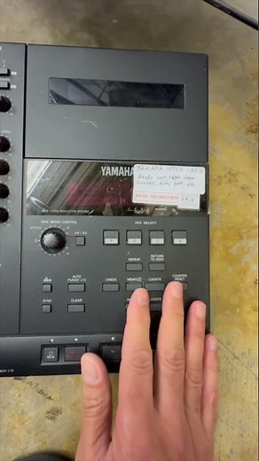 AYamaha MT4X—Vintage Multitrack Cassette Studio in a Box