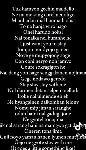 BLACKPINK - STAY Lyrics | Sing Along with the Lirik Dugong