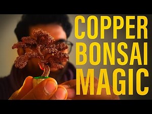 "Handmade Copper Wire Bonsai Tree | DIY Metal Art Sculpture"