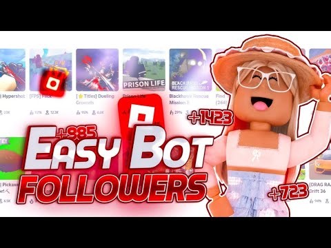 *NEW* How to add BOT FOLLOWERS in Roblox [2026] | Easy method still works