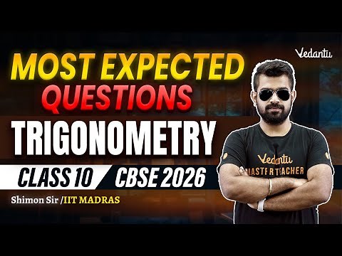 Trigonometry | Most Expected Questions | Class 10 Maths | CBSE 2026🔥Shimon Sir