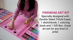 Watch Drawing & Art Supplies Kit, Colored Sketching sets for Kids on Amazon Live