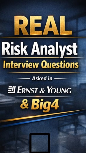 Top 10 Real Risk Analyst Interview Questions with Answers Big4 #riskanalysis #interview