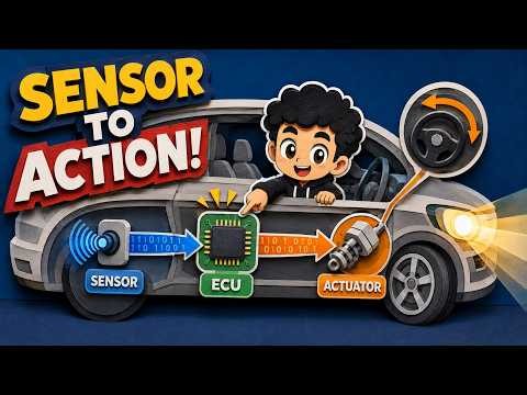 How Software Actually Controls a Modern Car #autosar #automotivesoftware #ecu #embeddedc