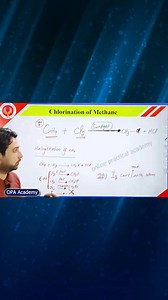 "🔥 Chlorination of Methane Explained! 🧪💡 Watch this fully animated lecture to understand the step-by-step process of Methane Chlorination in Organic Chemistry! 🚀 Perfect FSC students! 📚 OPA Academy – Making Learning Easy & Fun! ✅ Watch Now & Boost Your Chemistry Skills! #ChlorinationOfMethane #OrganicChemistry #OPAAcademy #ChemistryMadeEasy | Online Practical Academy