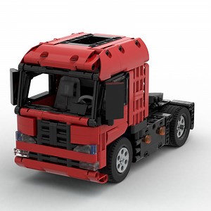 LEGO MOC-91111 Mini RC European Semi Tractor - Technic Cab & PF version (Technic 2021)