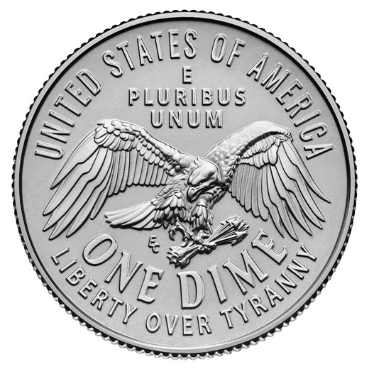 A symbol of peace was cut from US dimes. Is it a message from Trump?