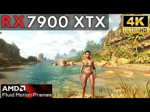 AMD Fluid Motion Frames - RX 7900 XTX - ARK Survival Ascended | 4K
