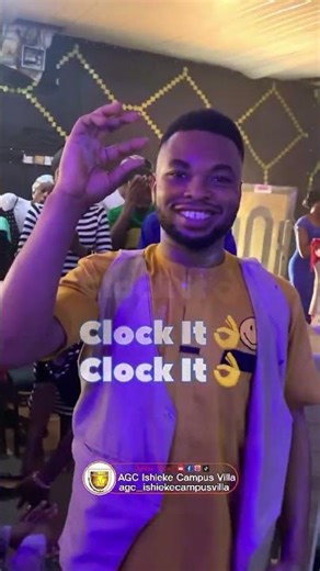Clock it 👌 no dull moment at Agc ishieke campus Villa #clockit