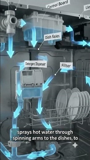 How Does a Dishwasher Work? | Inside the Machine #dishwasher #technology