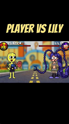 Player vs Lily Lovebraids | Poppy Playtime Chapter 5 #animation #shorts #poppyplaytime